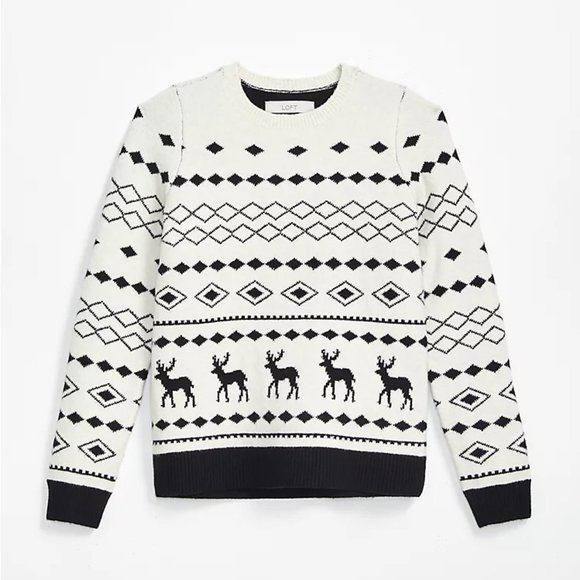 🌺LOFT | Reindeer Sweater - Picture 3 of 3